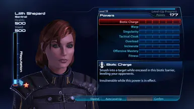 Improved Sentinel at Mass Effect Legendary Edition Nexus - Mods and ...