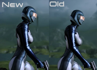 Same edit applies to Edi's other catsuit outfit