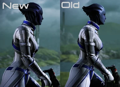 Same edit applies to Liara's black & red outfit