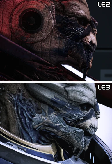 Blue Scars for Garrus consistency