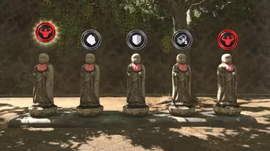 Jizo statues