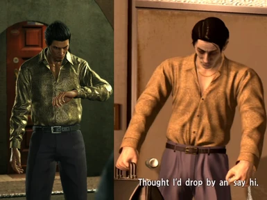 New Ono-Michi outfit for KazuMaji as a reference to his flashback outfit in Yakuza 4