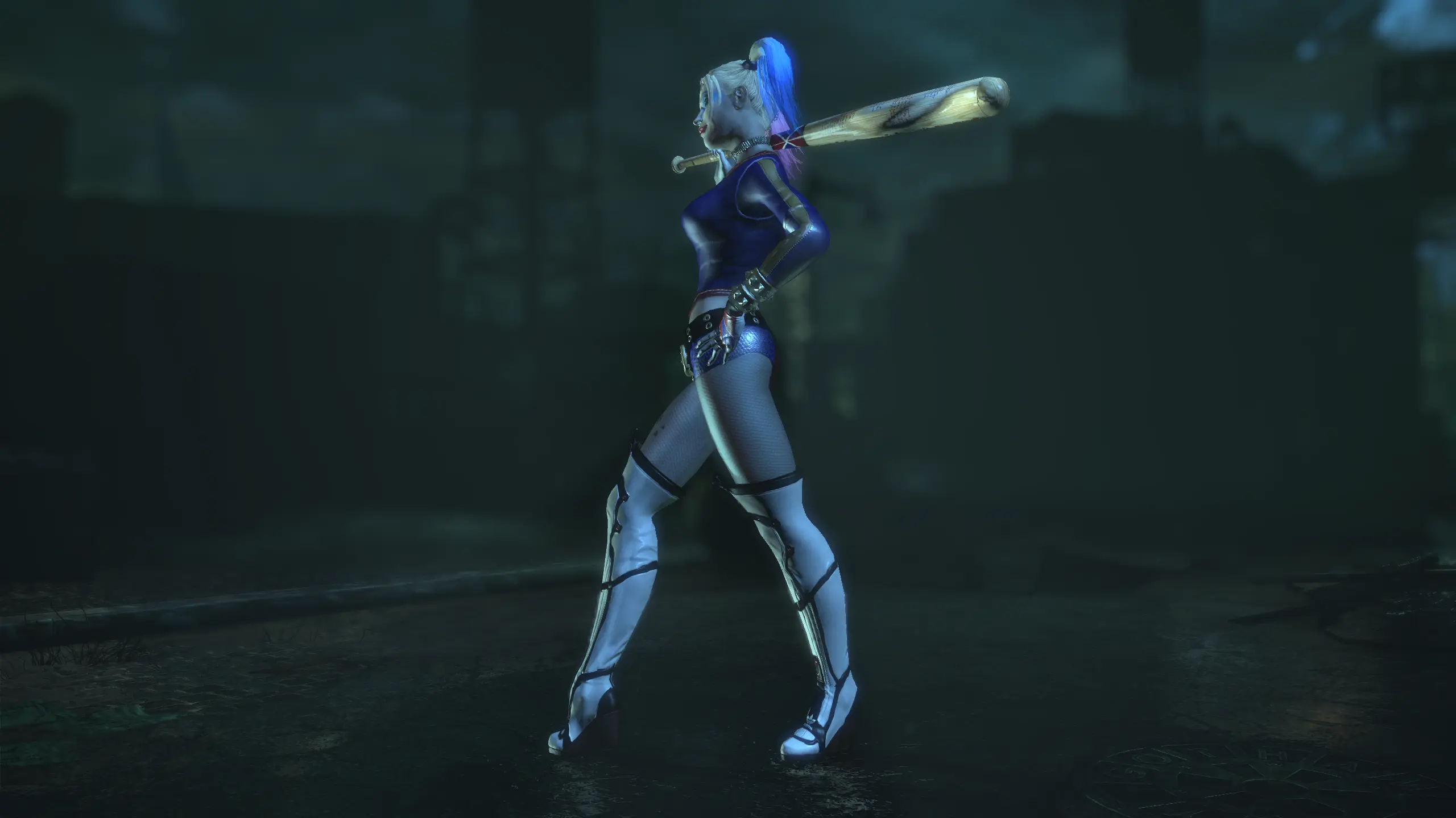 Margot Robbies Harley Quinn Mod At Batman Arkham City Nexus Mods 0325