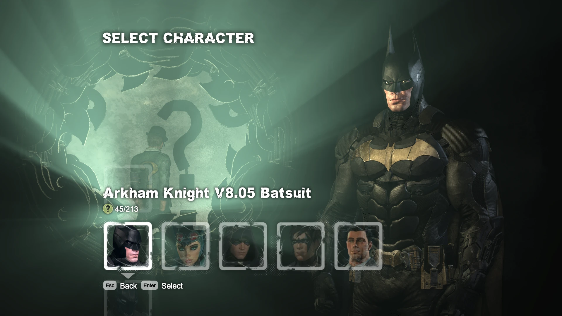 Batman Arkham Knight V8.05 Batsuit at Batman: Arkham City Nexus - Mods ...