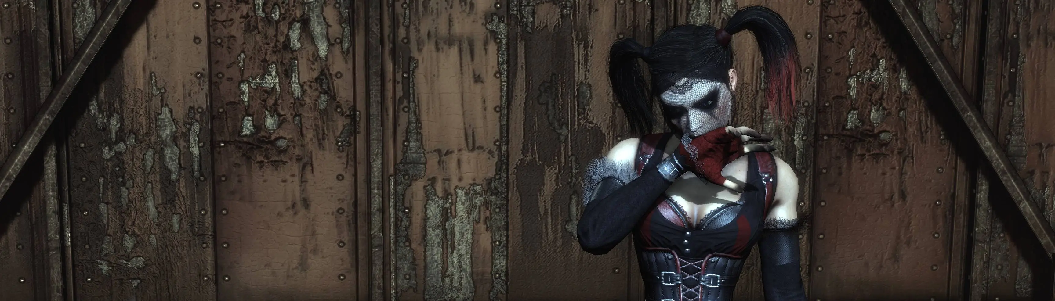 Harley Quinn (Mourning) Catwoman Skin (New Suit Slot) at Batman: Arkham  City Nexus - Mods and community