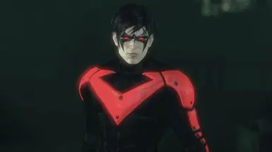 nightwing red costume