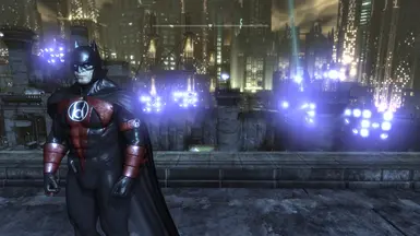 Red Lantern skin mod for Batman Arkham City by thebatmanhimself on