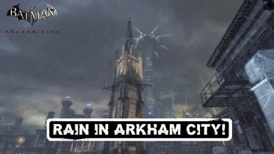 Rain in Arkham City