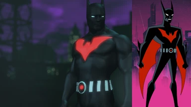 Batman Beyond Animated Suit And Sky