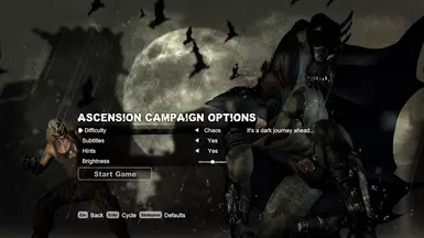 New Difficulty Options