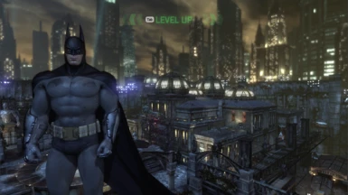 Arkham Asylum Batman with Arkham City Head