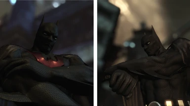 Batman Beyond with Default Cape (New Suit Slot)