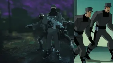 Security Guards From Batman Beyond Animated Show