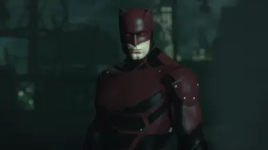 batman arkham knight daredevil skin mod, Stable Diffusion