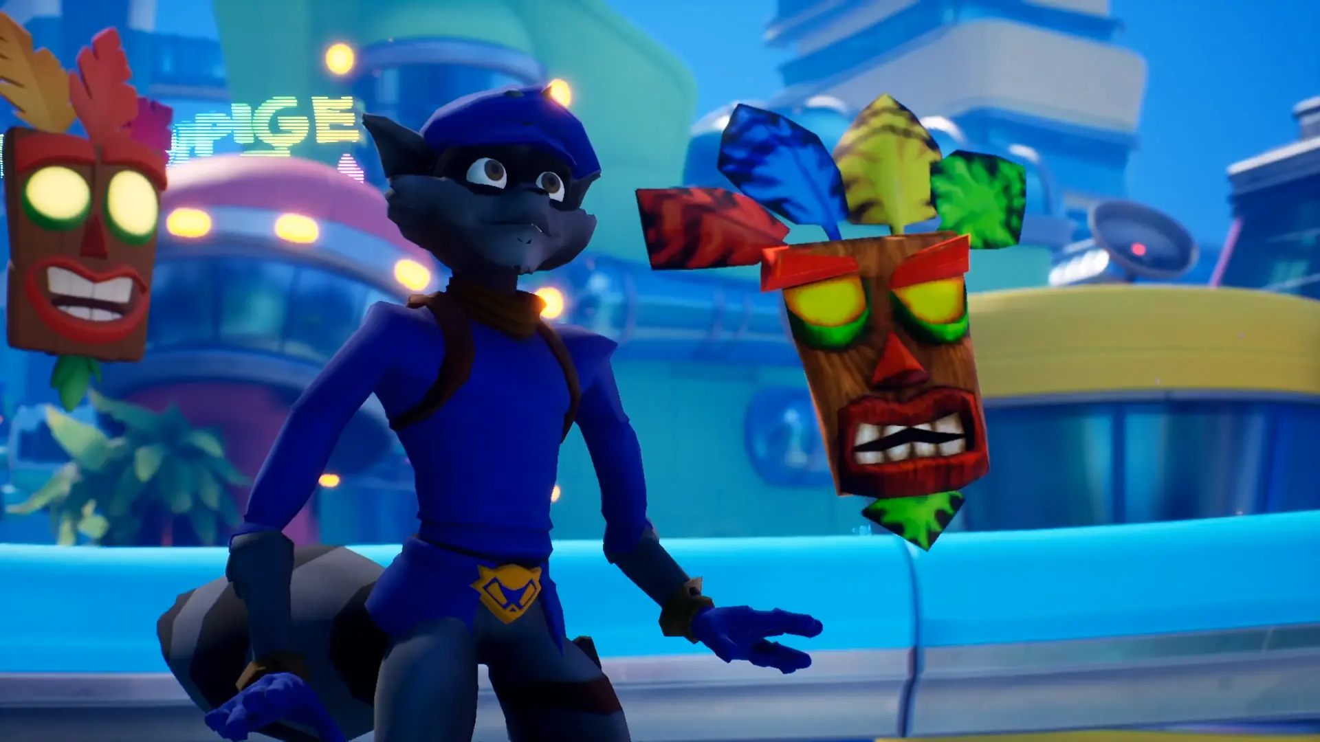 Sly Cooper Over Crash at Crash Bandicoot 4: It's About Time Nexus ...