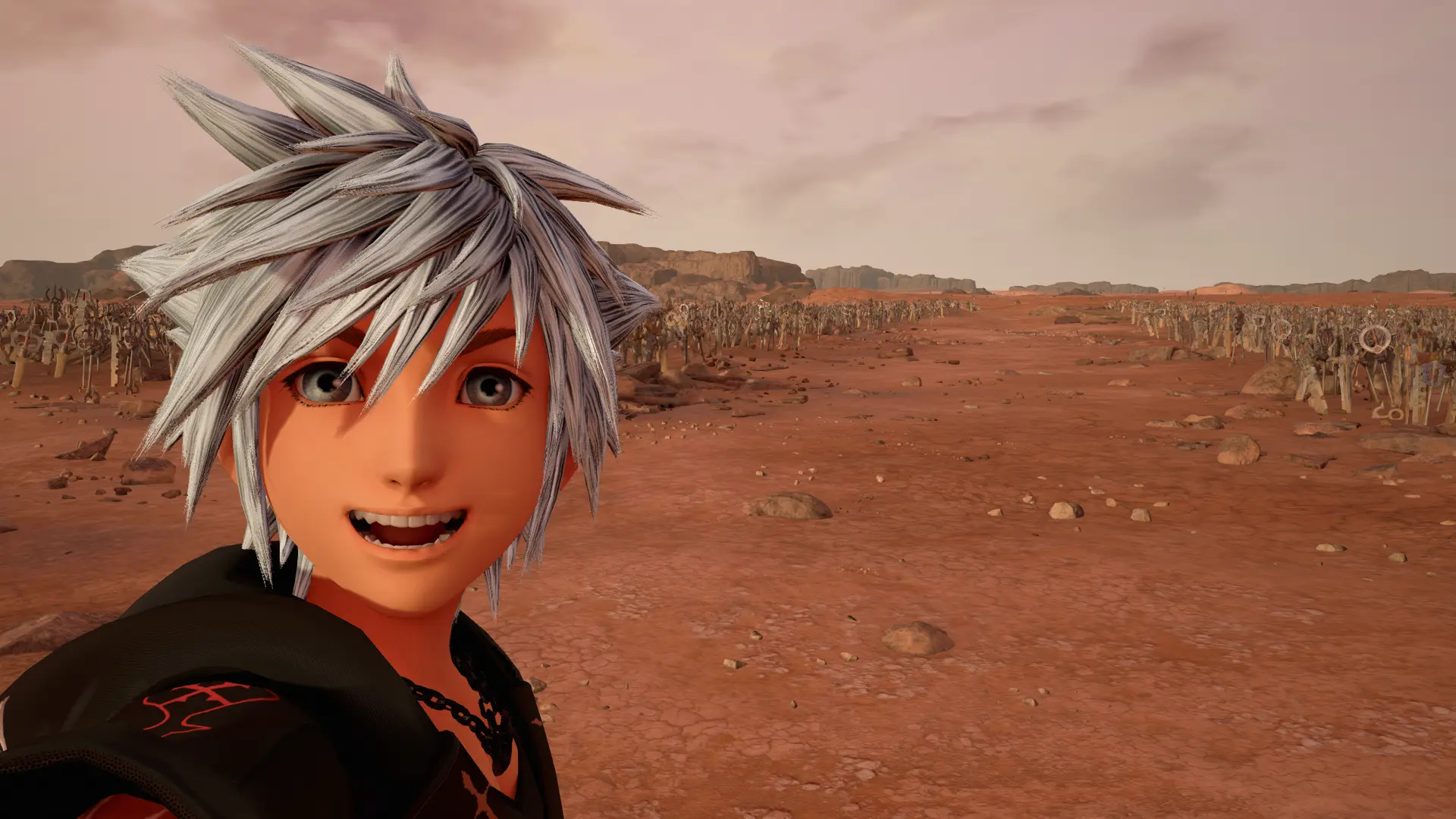 Data Greeting in the Keyblade Graveyard at Kingdom Hearts III Nexus ...