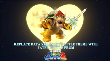 Replace the Data Xehanort Battle Theme with Fated Battle from Super Mario Galaxy 2