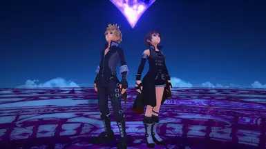 Code Vein outfits for Roxas and Xion