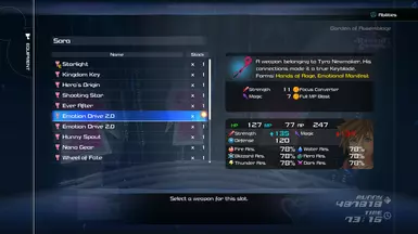 Weapon description and character reference?? WOOOOAH
