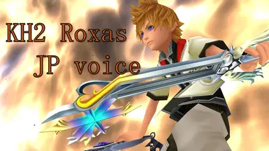 Roxas KH2 Voice (Japanese) and change menu text