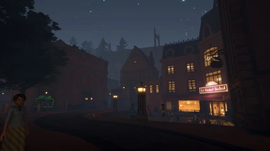 Midnight Town (Now With Rain) - Twilight Town Variant