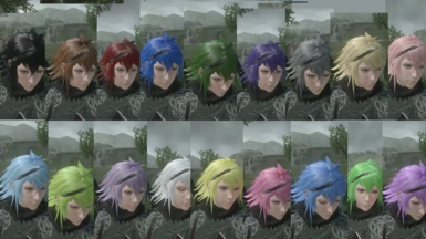 Hair colors from Automata