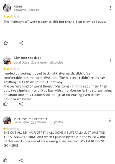 Our glowing reviews!