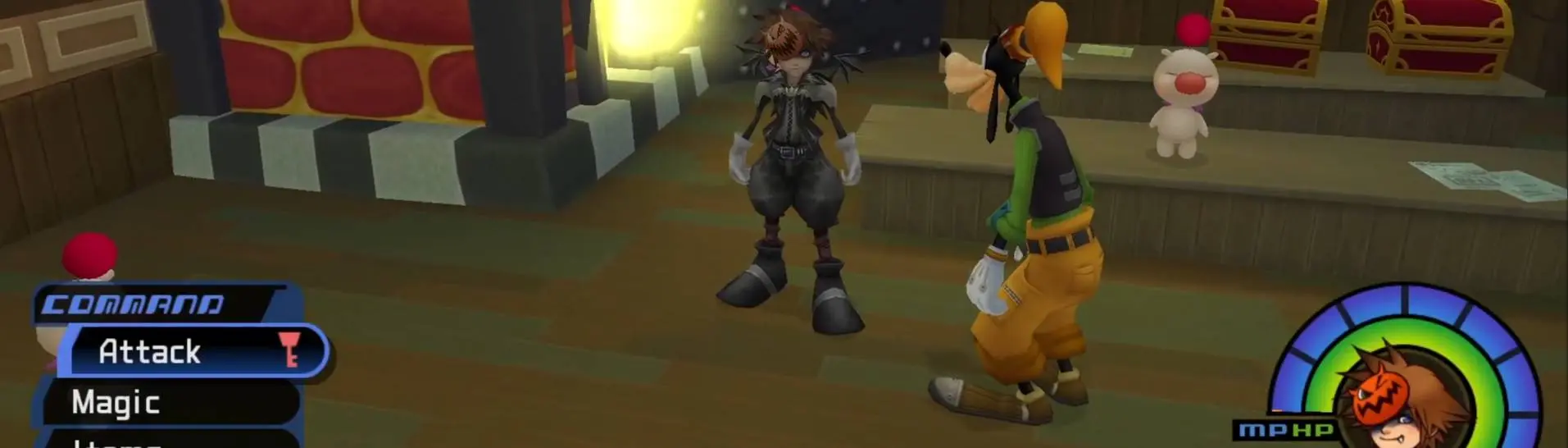 Kingdom Hearts  (PS2) Gameplay 