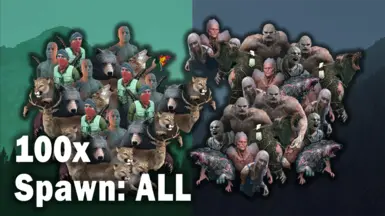 ALL enemies (spawn 100x) - DOESN'T BREAK THE GAME