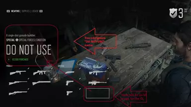 Grenade Launcher at Wizard Island Vendor