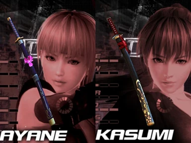 NGS2 Ayane and Kasumi Swords
