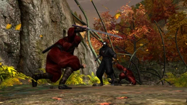 Classic Red and Black ninja designs