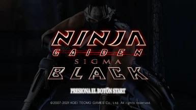 MASTER MOD - NINJA GAIDEN SIGMA BLACK v3.8 (Updated)