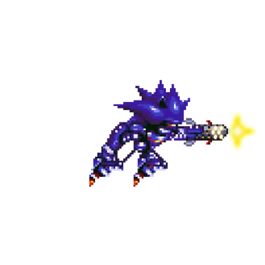 Mecha Sonic sprites listo 