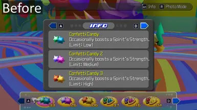 Fix Spirit Treats Info Menu Text