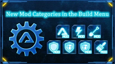 New Mod Categories in the Build Menu