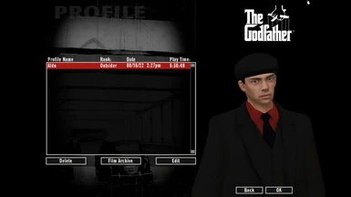 The Godfather Custom New Game Plus Starter Save