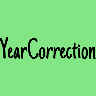 Year Correction (fix)