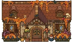 Fall Cottage Core Witchy Player Houses