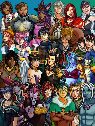 Character Portraits by Troly (All Outfits)
