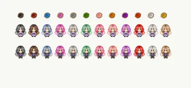 Hair 3 Alternative Colors 1