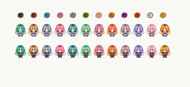 Hair 3 Alternative Colors 2