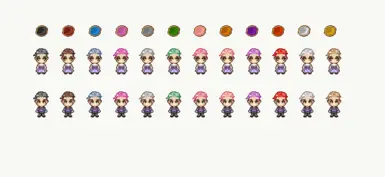 Hair 5 Alternative Colors 1