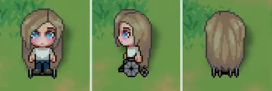 how it looks with long hair
