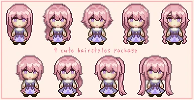 9 cute hairstyles package
