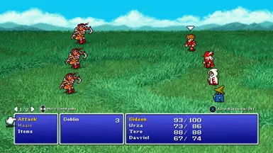 Classic Font - Battle