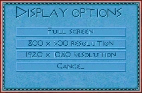 In-game display settings with patched setting text