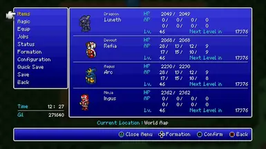 Retro UI (Gradient) - Menu