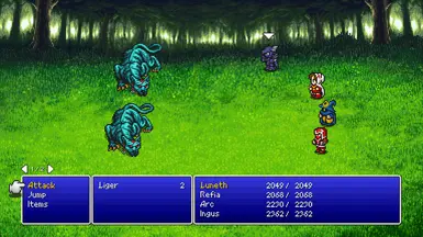 Shiryu's Custom UI (FFIII) at Final Fantasy III Pixel Remaster Nexus ...