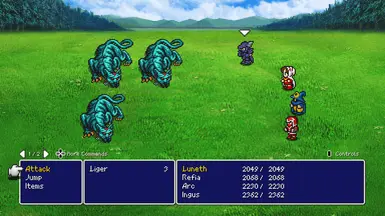 Retro UI - Battle